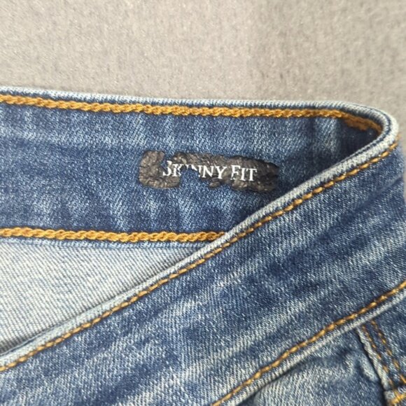 Judy Blue Jeans Women's 27 Blue Skinny Fit Denim Distressed - Picture 11 of 13